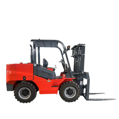 3.5T เครื่องยกฟอร์คในพื้นที่ที่ไม่เรียบ